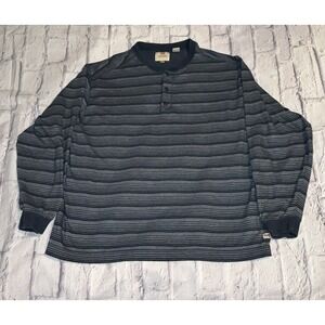 Vintage Levi Strauss Striped T-Shirt Men's Size XL Made In USA Long Sleeve